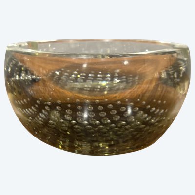 Elegant Murano glass ashtray from the 70s