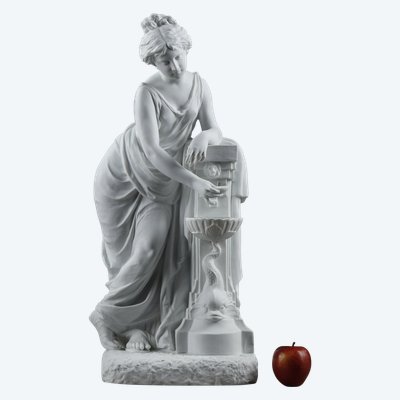 Giovane donna alla fontana di Nicolas Lecorney
