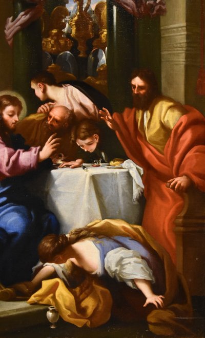 Christ And Mary Magdalene At The Banquet Of The Pharisee, Benedetto Luti