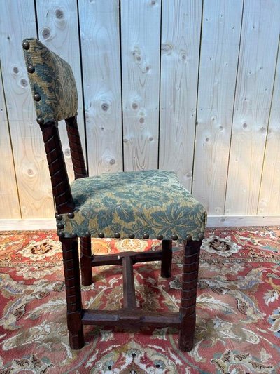 Series of 10 Louis XIII style chairs