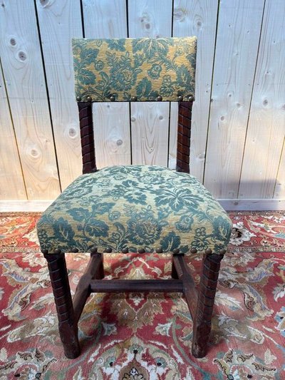 Series of 10 Louis XIII style chairs