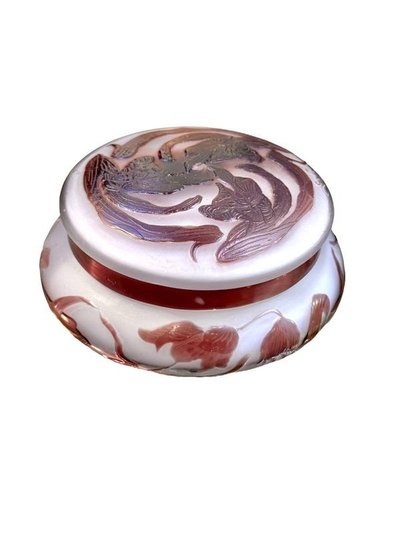 Portaconfetti Art Nouveau Emile Gallé "Orchidee"
