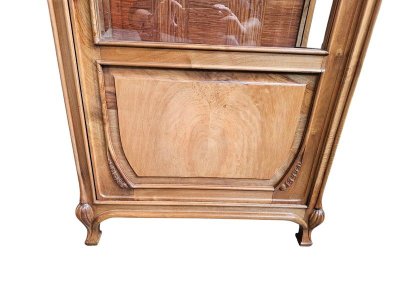 Art Nouveau display case from the Nancy School "Scolopendre Fern"