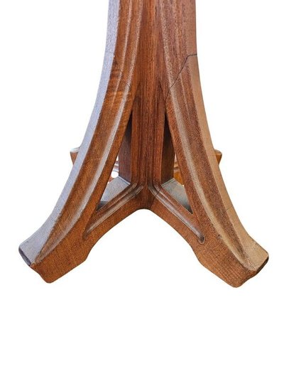 Art Nouveau stool attributed to Eugène Vallin