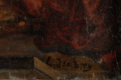 Eugène Isabey (1803-1886) : Les Fiançailles , Huile sur Toile, Vers 1830