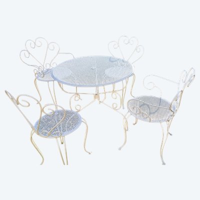 1950s wrought iron garden furniture