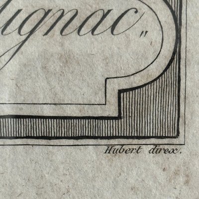 Suite de 4 gravures première partie du XIXe Polignac Leridane Cadudal