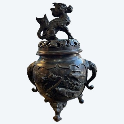 Brûle-Parfum - Bronze - Japon - 1900