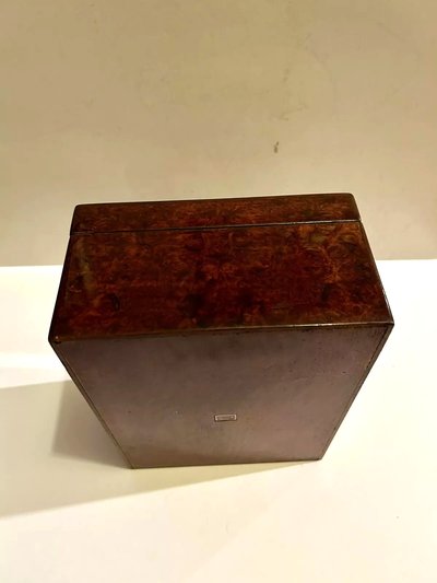 Cigar box - Dunhill - 1970 - Burl veneer