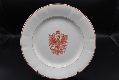 Set of 12 Plates from the Personal Service of William II at the Imperial Palace in Strasbourg
