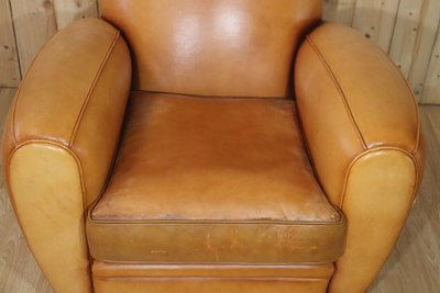 Poltrona club in pelle vintage