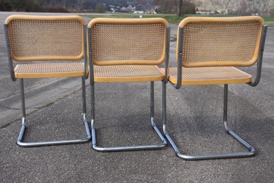 Set di 6 sedie da pranzo B32 di Marcel Breuer