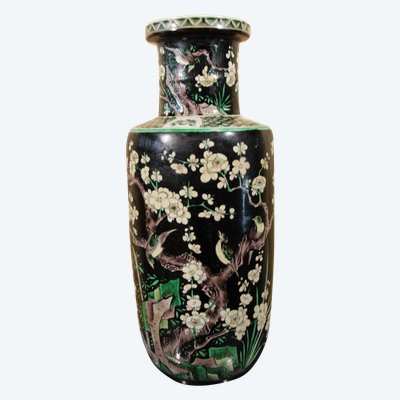 Vase En Porcelaine Chinoise XIXeme Famille Verte