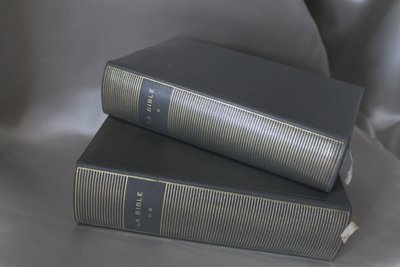 La Bibbia, edizioni Pléiade, in 2 volumi