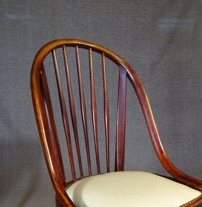 Sedia Thonet A846, circa 1925, Prutscher Art Deco