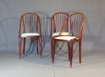 Sedia Thonet A846, circa 1925, Prutscher Art Deco