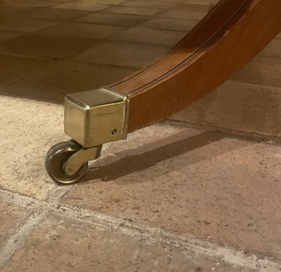 Table De Salle à Manger à Triple Piédestal En Acajou Massif - Angleterre ( 3m33 De Long)
