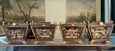 Serie di quattro cacciatori reliquiari italiani – XVIII secolo