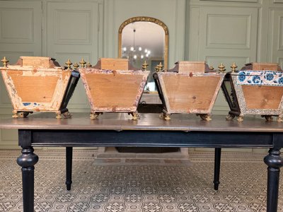 Serie di quattro cacciatori reliquiari italiani – XVIII secolo