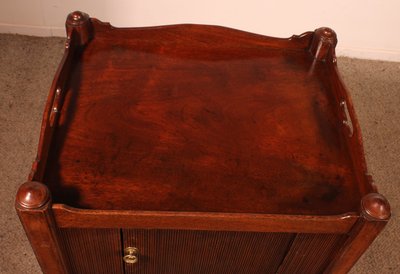 Meuble à Volet En Acajou d'époque Georgian -18° Siècle