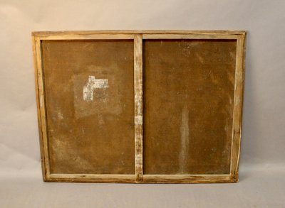 Öl auf Leinwand, 18. Jahrhundert „Christus bei Martha und Maria“ 