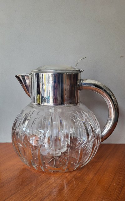 Refreshing crystal jug, 1930s.