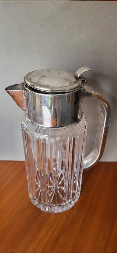 Refreshing crystal jug, 1930s.