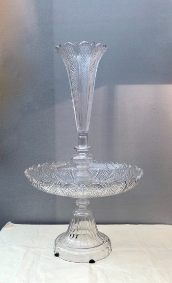 Centre De Table En Cristal Baccarat, XIXe Siècle