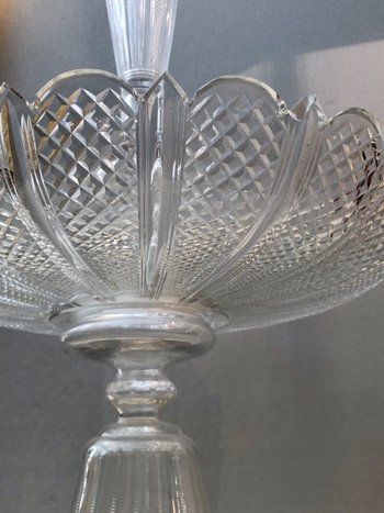 Centre De Table En Cristal Baccarat, XIXe Siècle