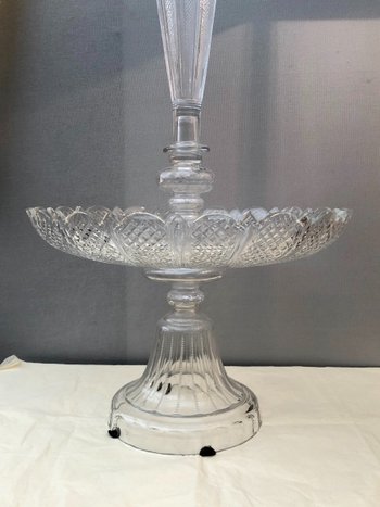 Centre De Table En Cristal Baccarat, XIXe Siècle