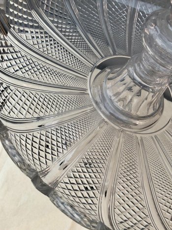 Centre De Table En Cristal Baccarat, XIXe Siècle