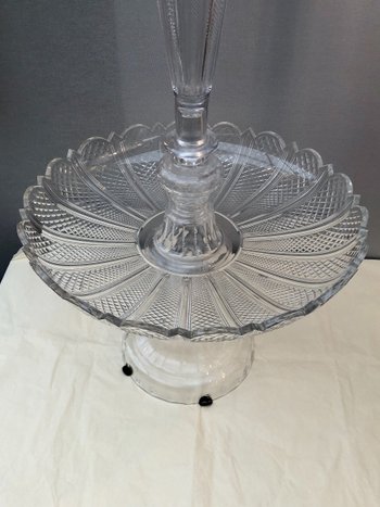 Centre De Table En Cristal Baccarat, XIXe Siècle