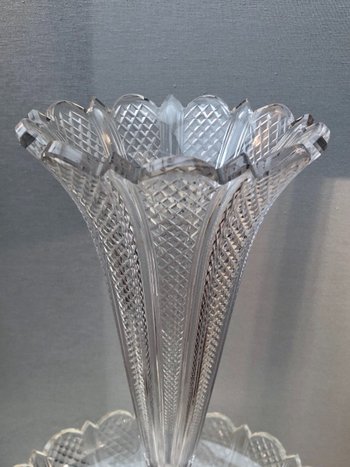 Centre De Table En Cristal Baccarat, XIXe Siècle