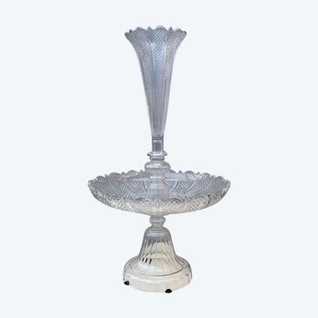 Centre De Table En Cristal Baccarat, XIXe Siècle