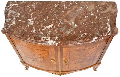 Credenza intarsiata in stile Luigi XV
