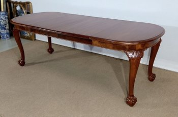 Mahogany Rectangular Table, Chippendale style - Early XXth