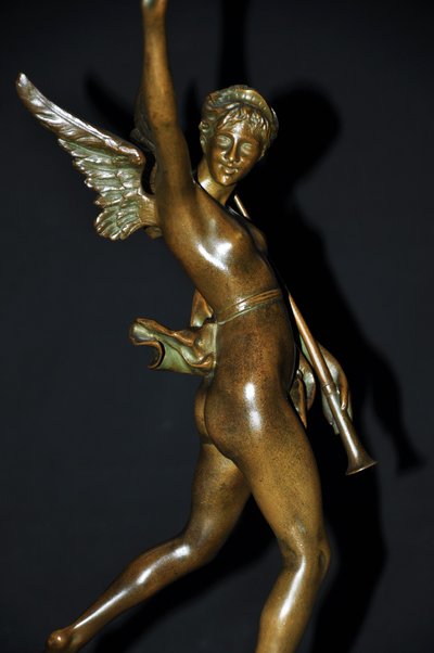 Bronzo intitolato "Ai Vincitori" firmato A.Manuela fine XIX secolo