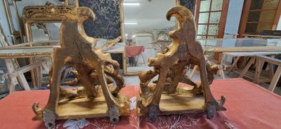 Paire console murale XIX 33 x 30