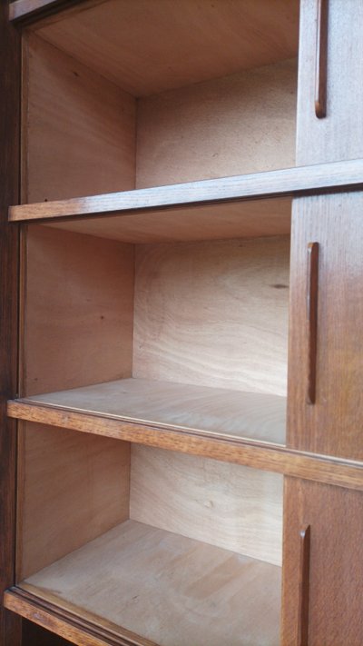 Grande libreria buffet in teak 1950