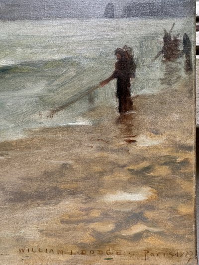 William De Leftwich Dodge (1867–1935) Pêcheuses à Marée Montante, Normandie, 1887