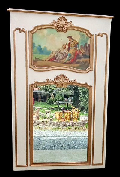 Ancien miroir trumeau 
