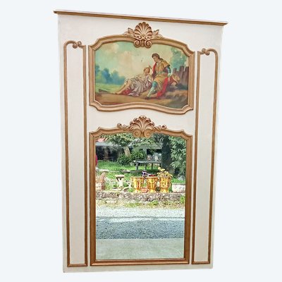 Ancien miroir trumeau 