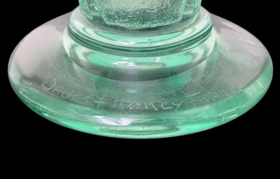 Daum Nancy - Vaso con decorazione geometrica Art Déco