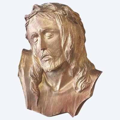 Plaster head of Christ