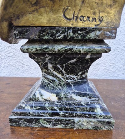 Charny, Busto di donna orientale in marmo, fine XIX-inizio XX secolo