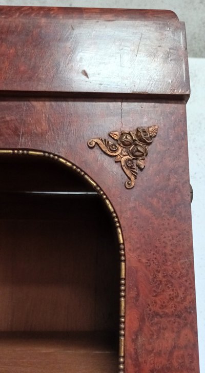 Louis XVI library in cedar burl