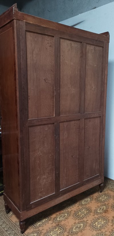 Louis XVI library in cedar burl