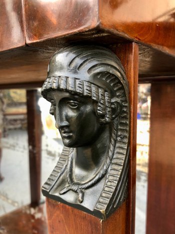 Console En Acajou Et Marbre « retour D’Égypte ». Empire, XIXe Siècle