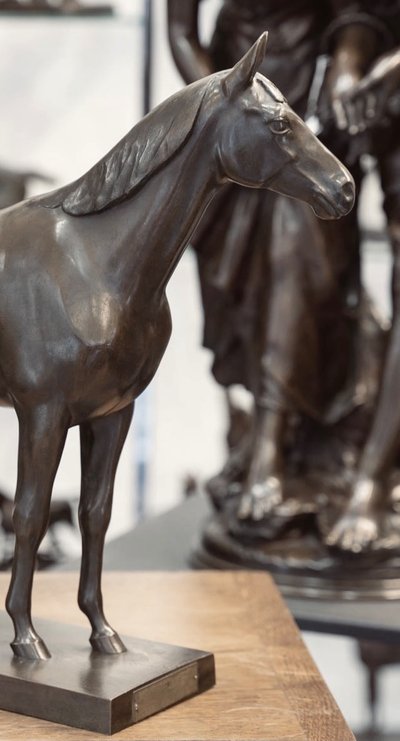 Scultura - Cavallo "Honduras", Willem Krieger (1877-1945) - Bronzo