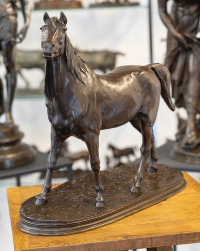 Sculpture - The Norman Mare , Pierre - Jules Mêne (1810-1879) - Bronze